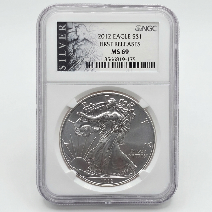 1 - Graded MS69 First Releases American Silver Eagle