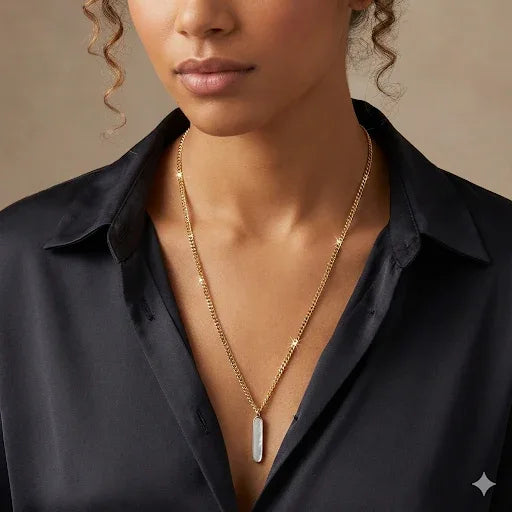 Gold Anchor Link Necklace w/ Miniature Jackknife - Estate Jewelry Priced Right