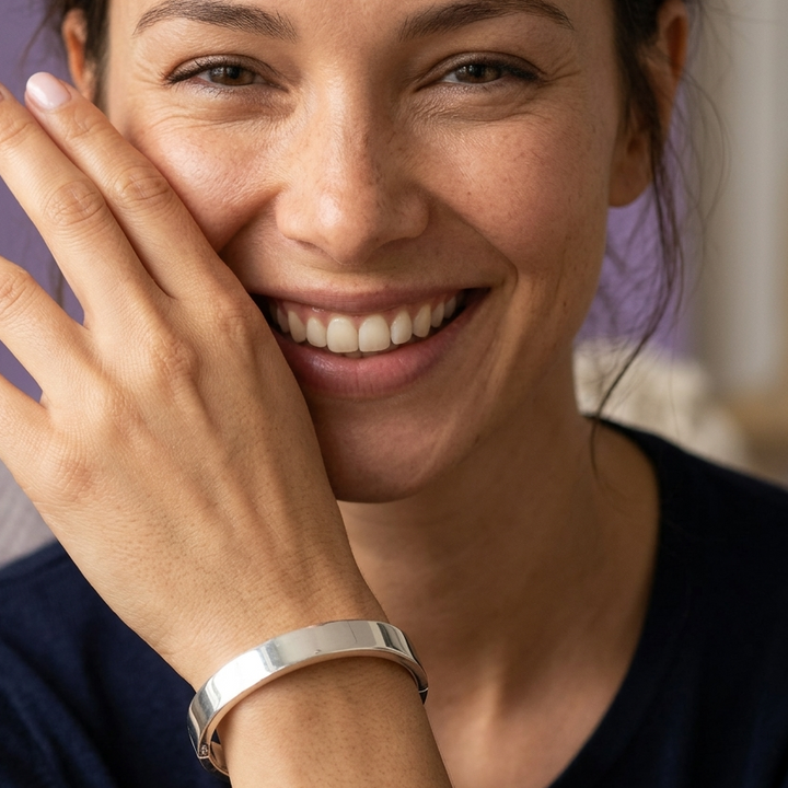 Bold Sterling Silver Bangle Bracelet