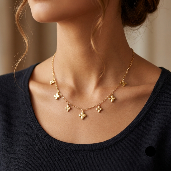 Authentic 18K Gold Louis Vuitton Chain Necklace