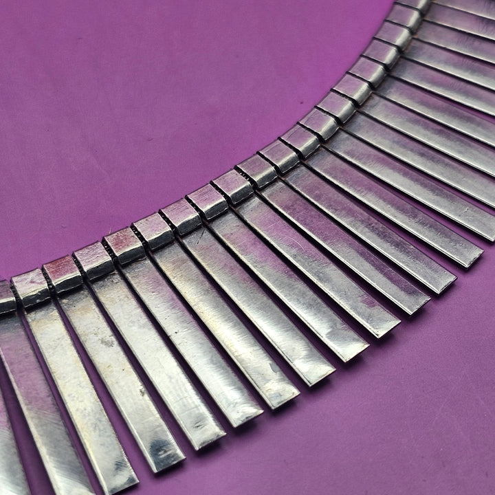 Classic Sterling Silver Cleopatra Choker Necklace