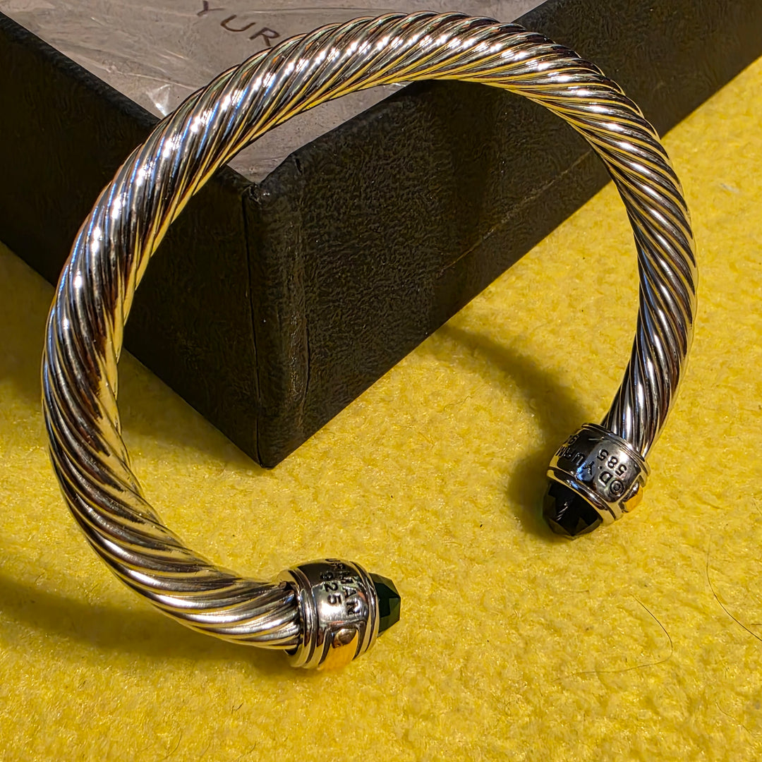 David Yurman Prasiolite Classic Cable Bracelet