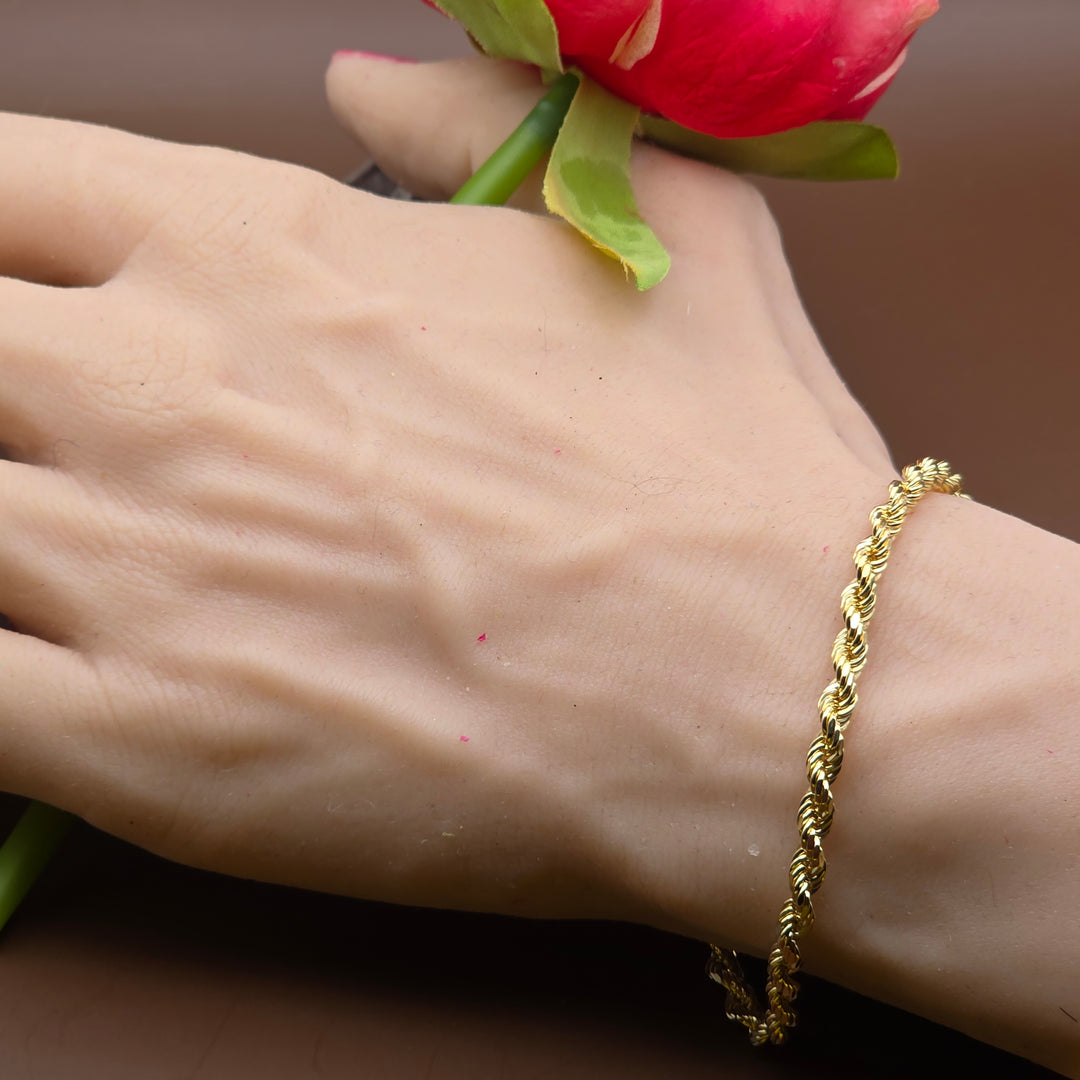 Classic Gold Rope Bracelet