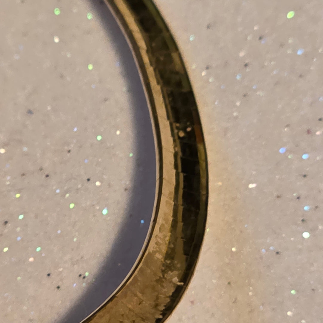 Yellow Gold Slinky Omega Link Necklace