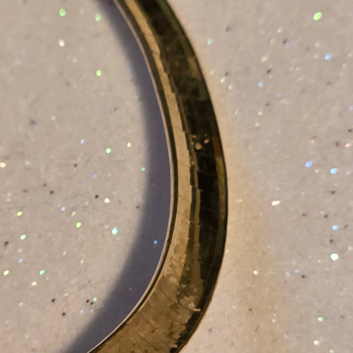Yellow Gold Slinky Omega Link Necklace