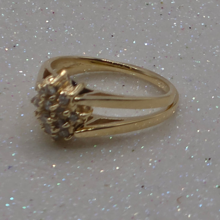 Gold, Diamond & Sapphire Flip Ring