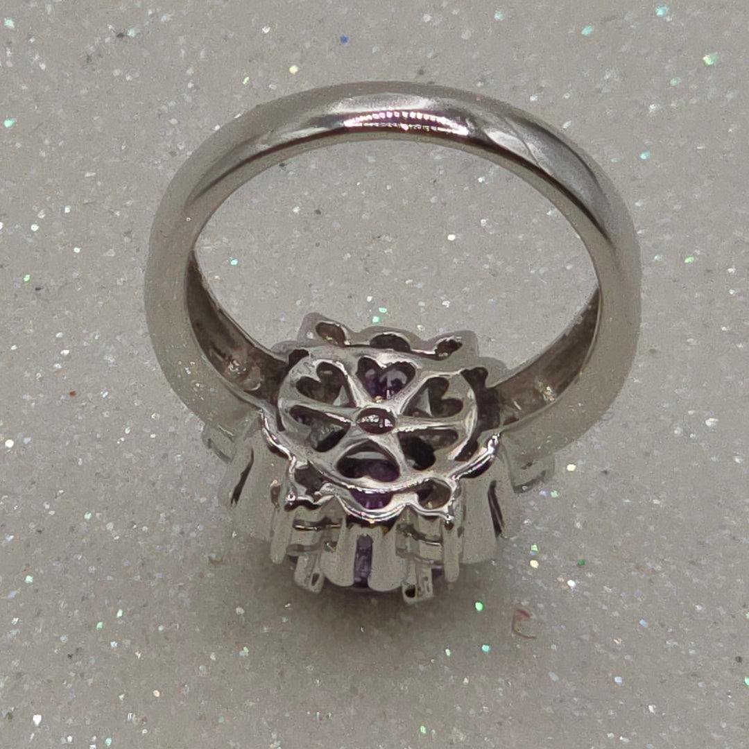 Gold, tourmaline & Crystal Statement Ring