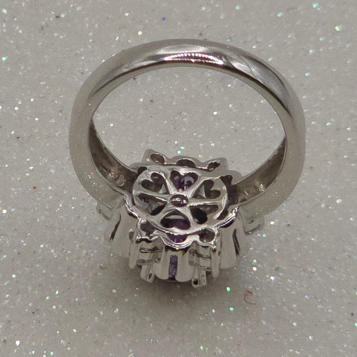 Gold, tourmaline & Crystal Statement Ring