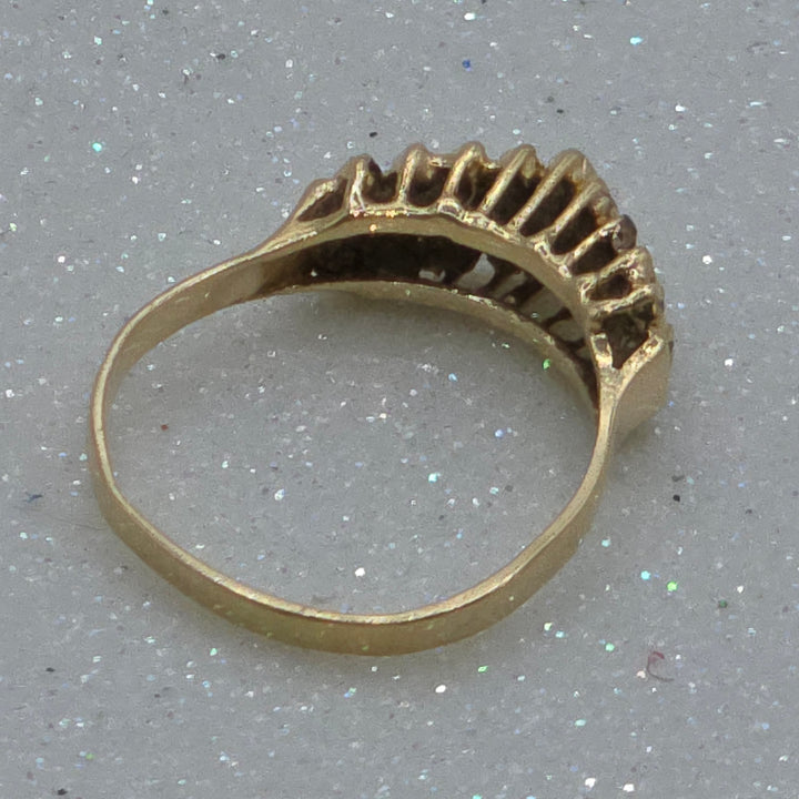 Gold & Diamond Queen Tiara Ring