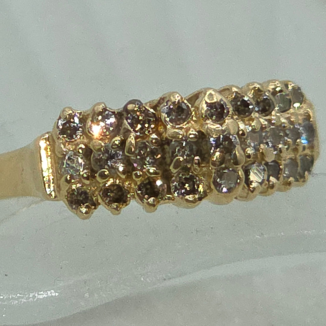 Gold & Diamond Queen Tiara Ring