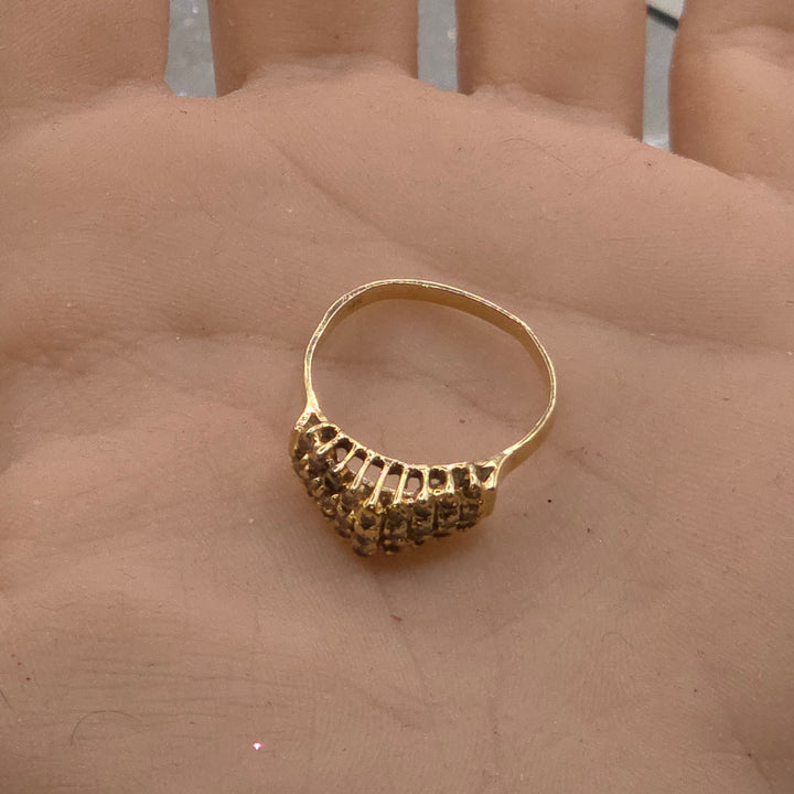 Gold & Diamond Queen Tiara Ring