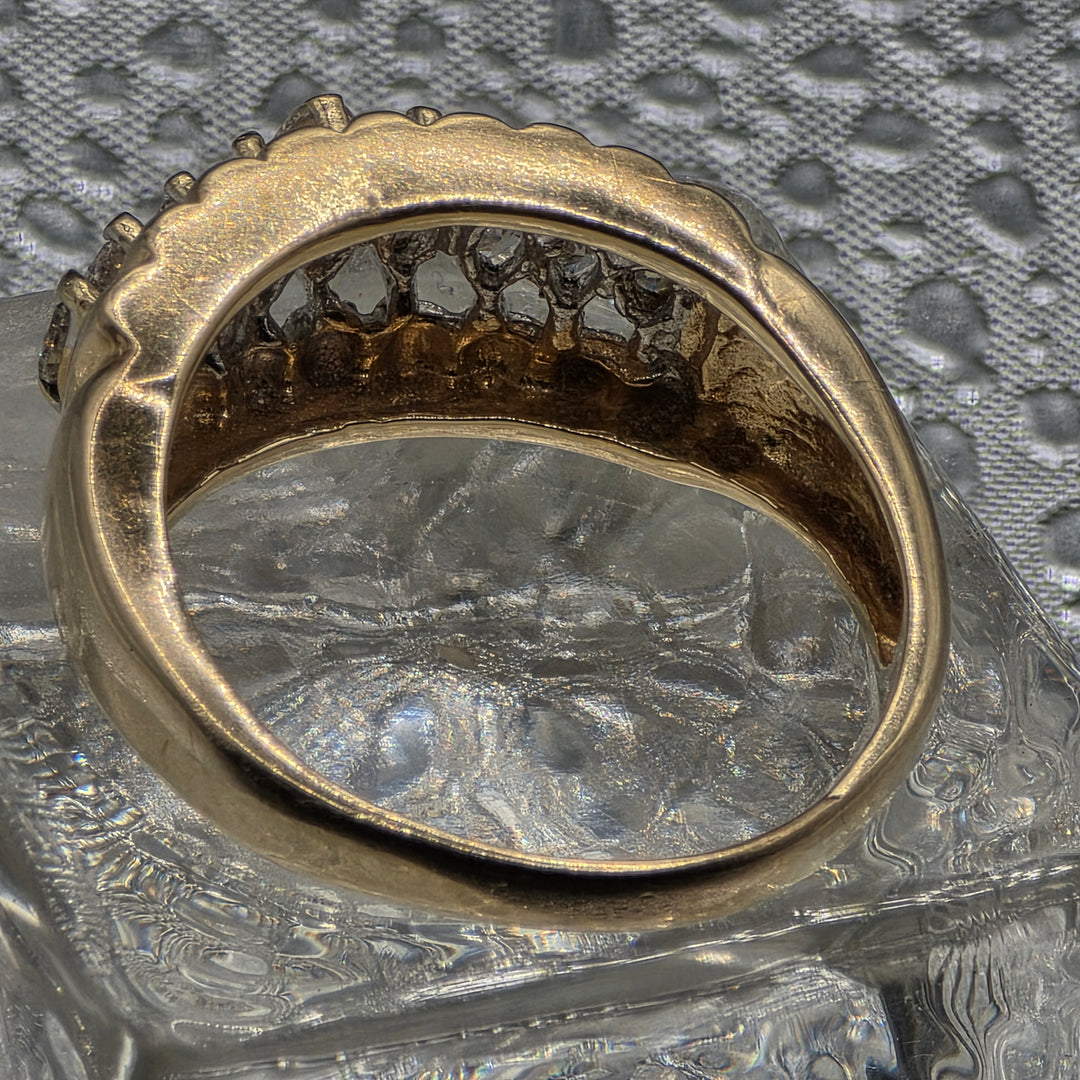 Gold & Diamond Channel Set Ring