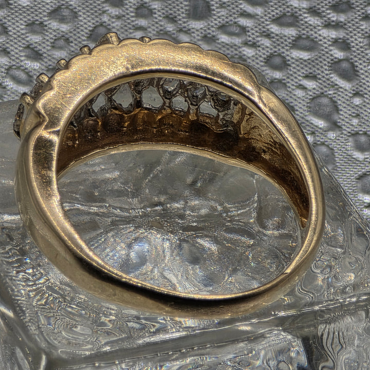 Gold & Diamond Channel Set Ring