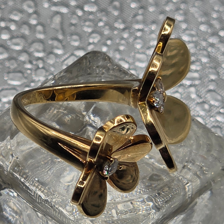 Gold & Diamond Van Cleef & Arpels Frivole Ring