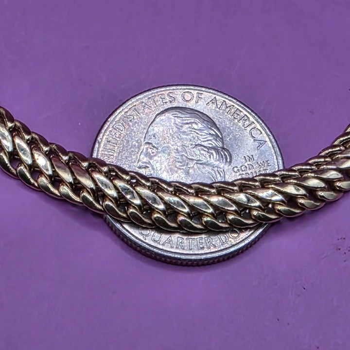 Gold Double Cuban Link Bracelet