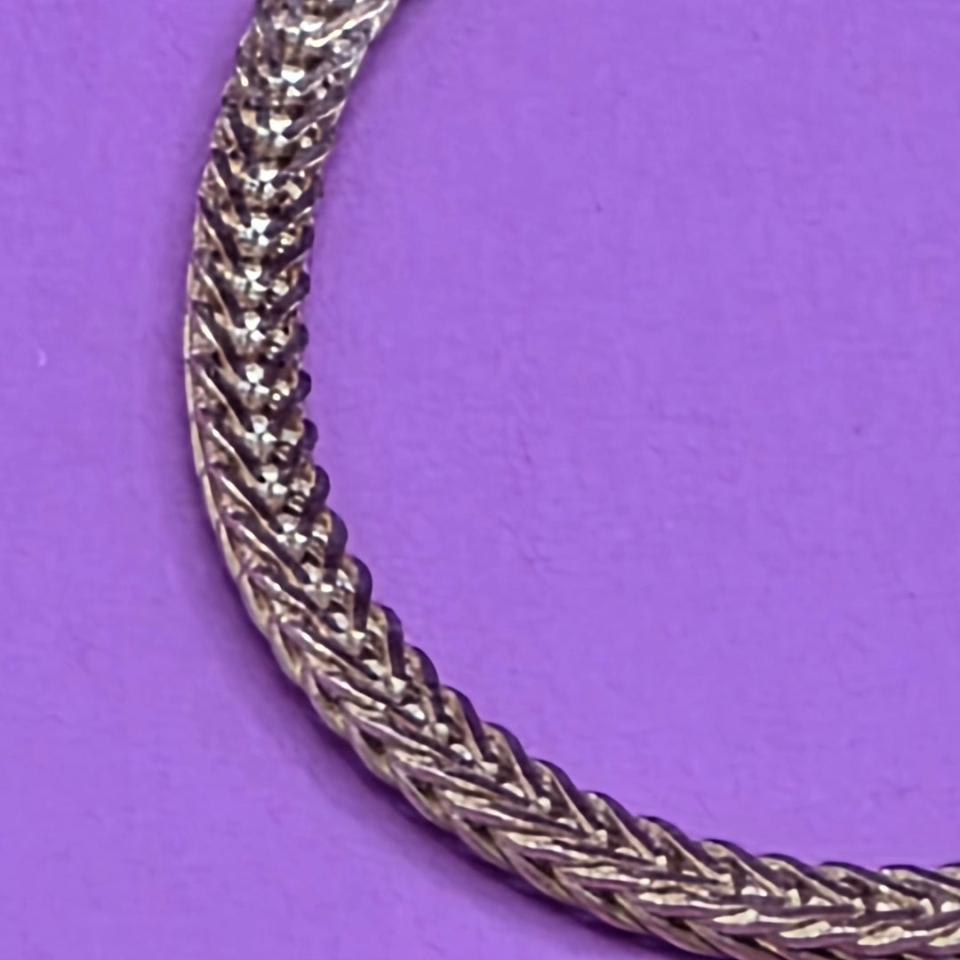 Gold & Ruby Floral Heart Necklace