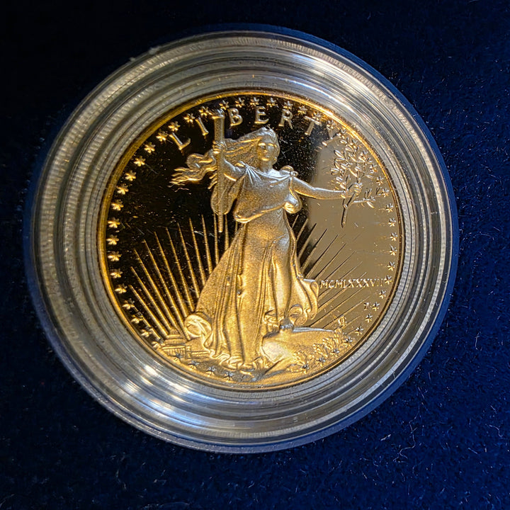 1 Ounce and 1/2 Ounce American Eagle Gold Bullion Coins