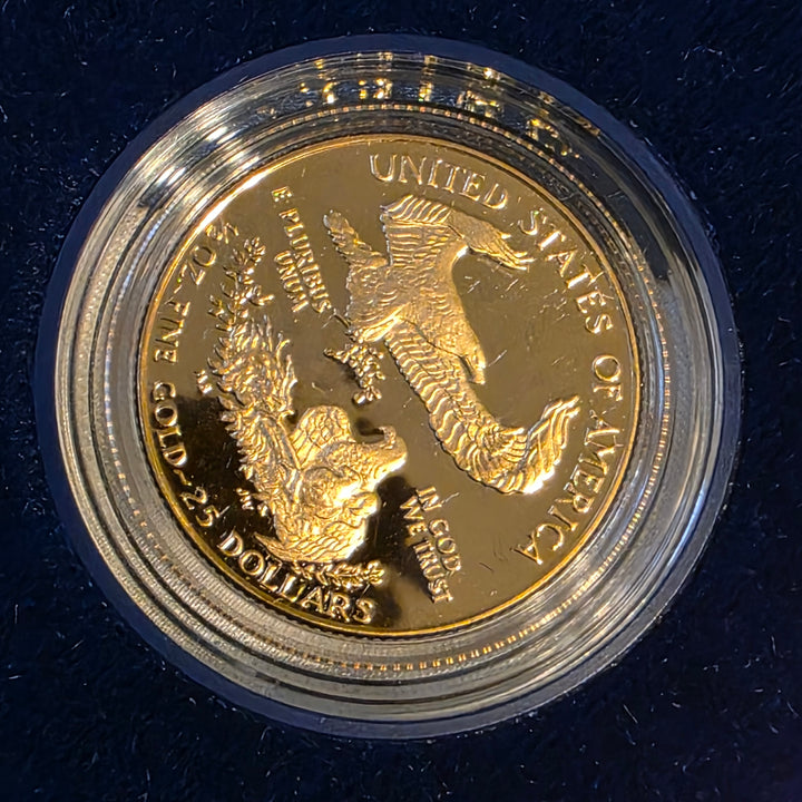 1 Ounce and 1/2 Ounce American Eagle Gold Bullion Coins