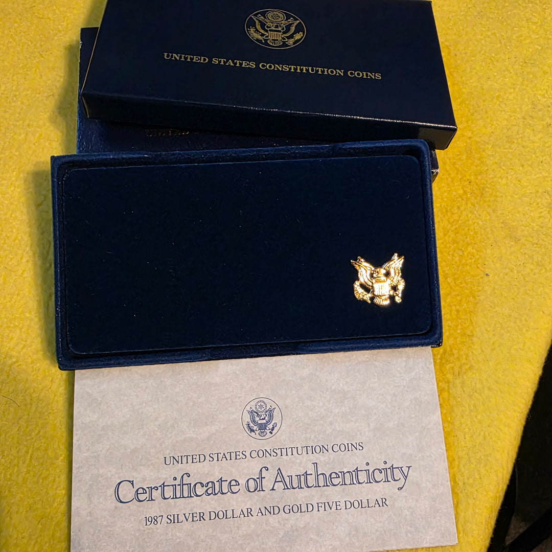 2 Constitution Coin Set - Gold and Silver Bullion