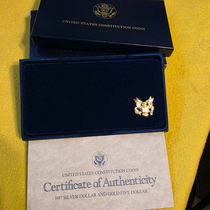 2 Constitution Coin Set - Gold and Silver Bullion
