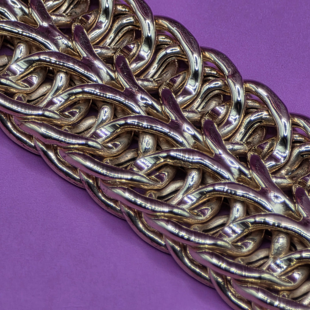 Authentic Unoaerre 14K Gold Brevetto Bracelet