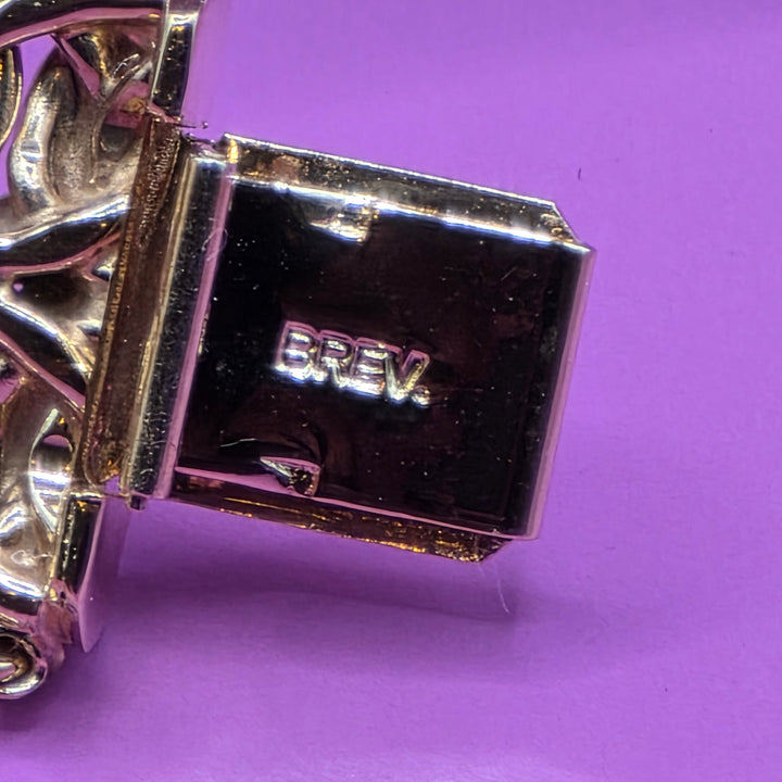 Authentic Unoaerre 14K Gold Brevetto Bracelet