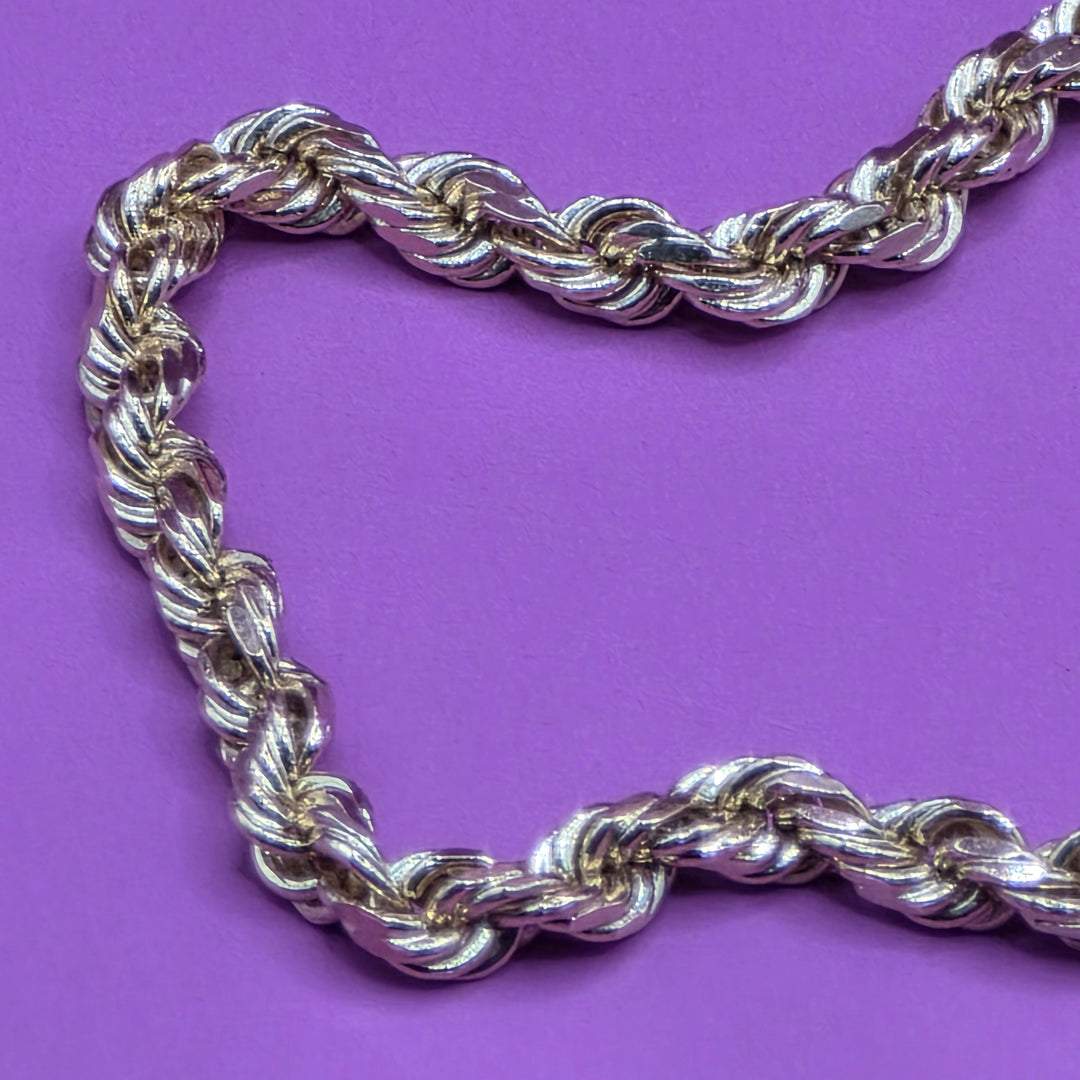 Gold, Amethyst & Diamond Symmetrical Heart Necklace