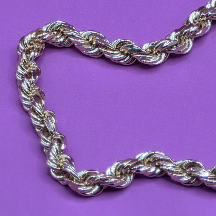 Gold, Amethyst & Diamond Symmetrical Heart Necklace