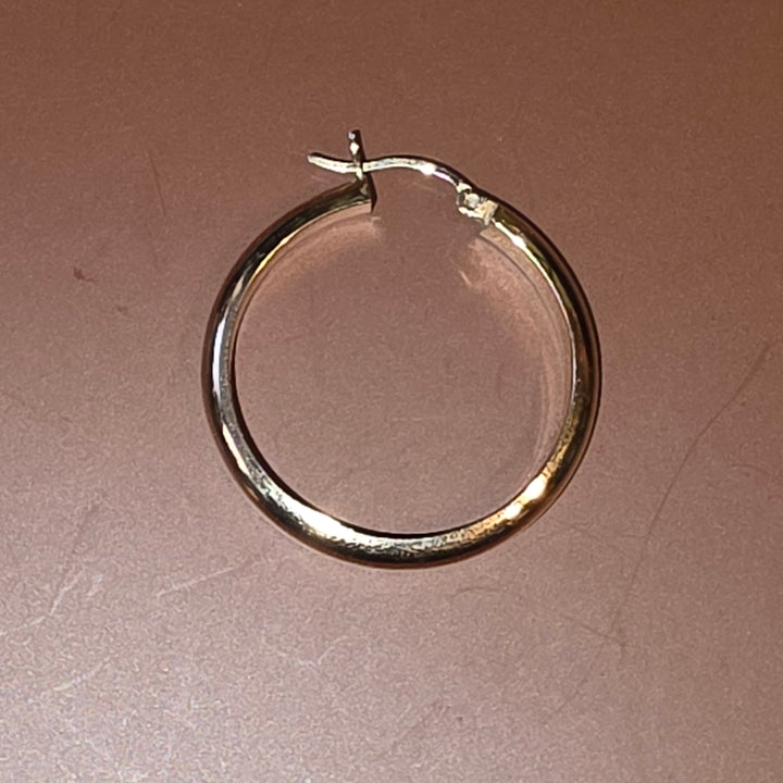14k Gold Classic Hoop Earrings