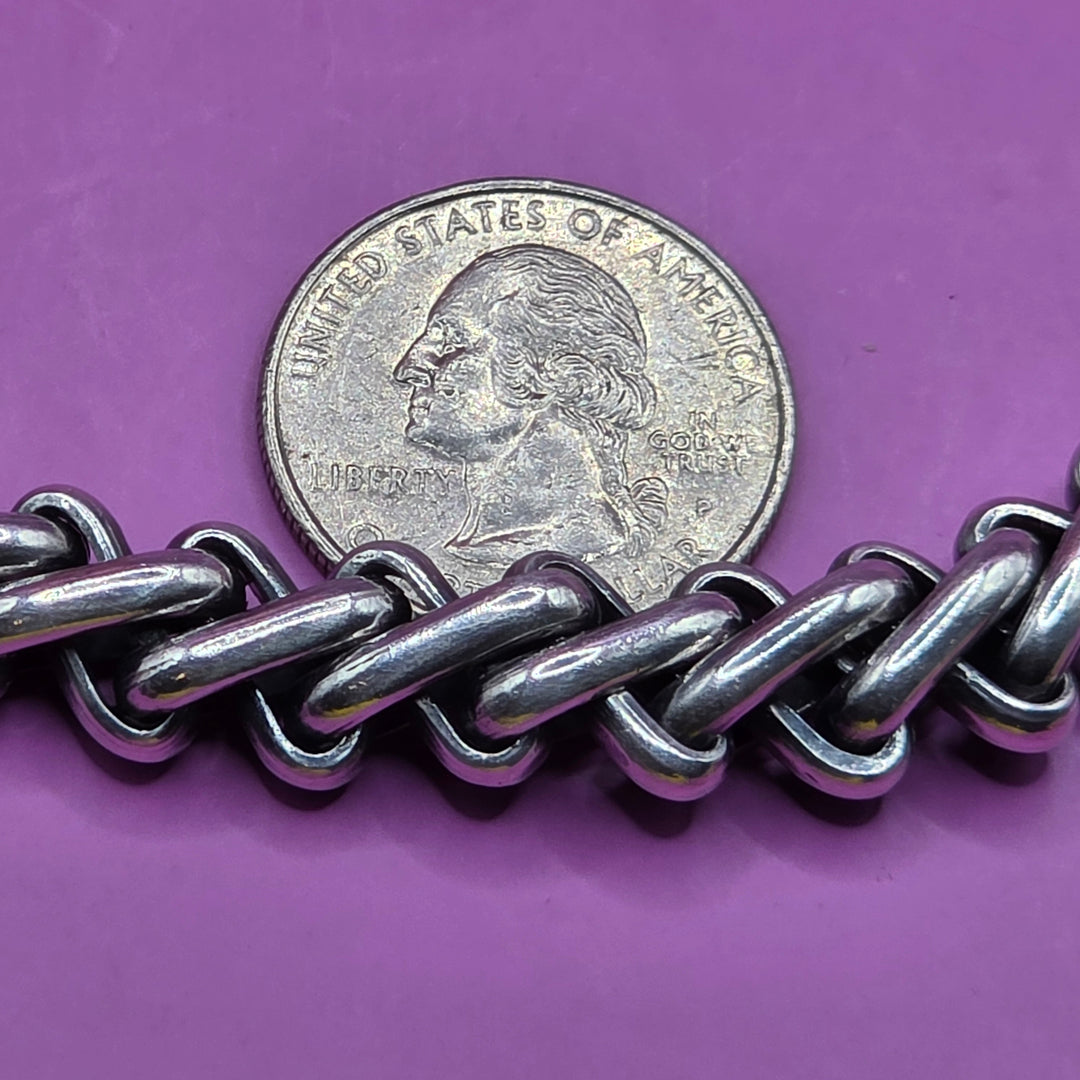 Wheat Link Sterling Silver Bracelet