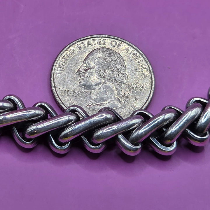 Wheat Link Sterling Silver Bracelet