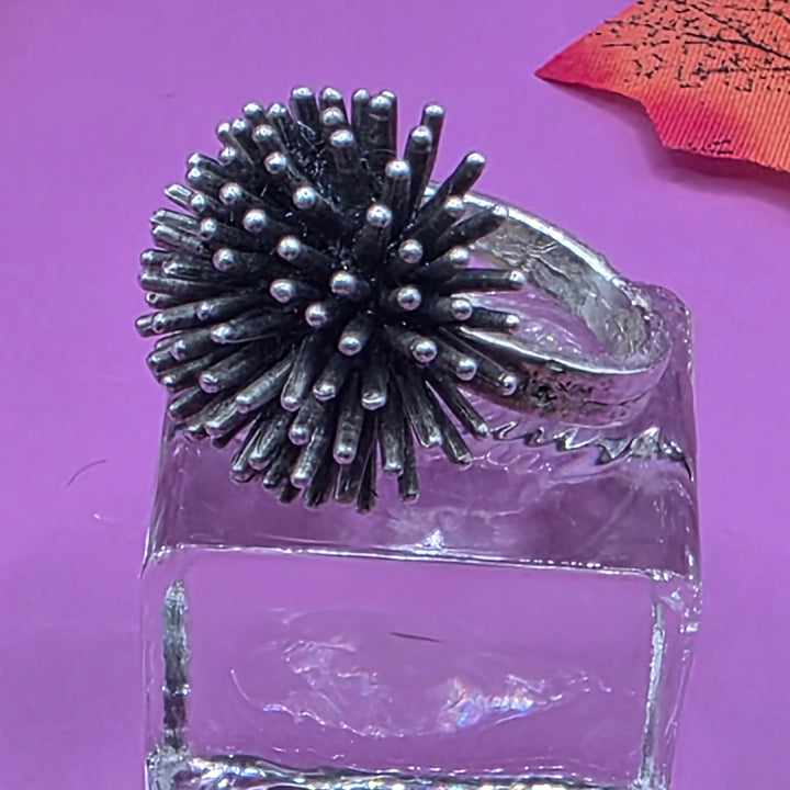 Authentic Molly Rose Post Sterling Silver Atomic Ring