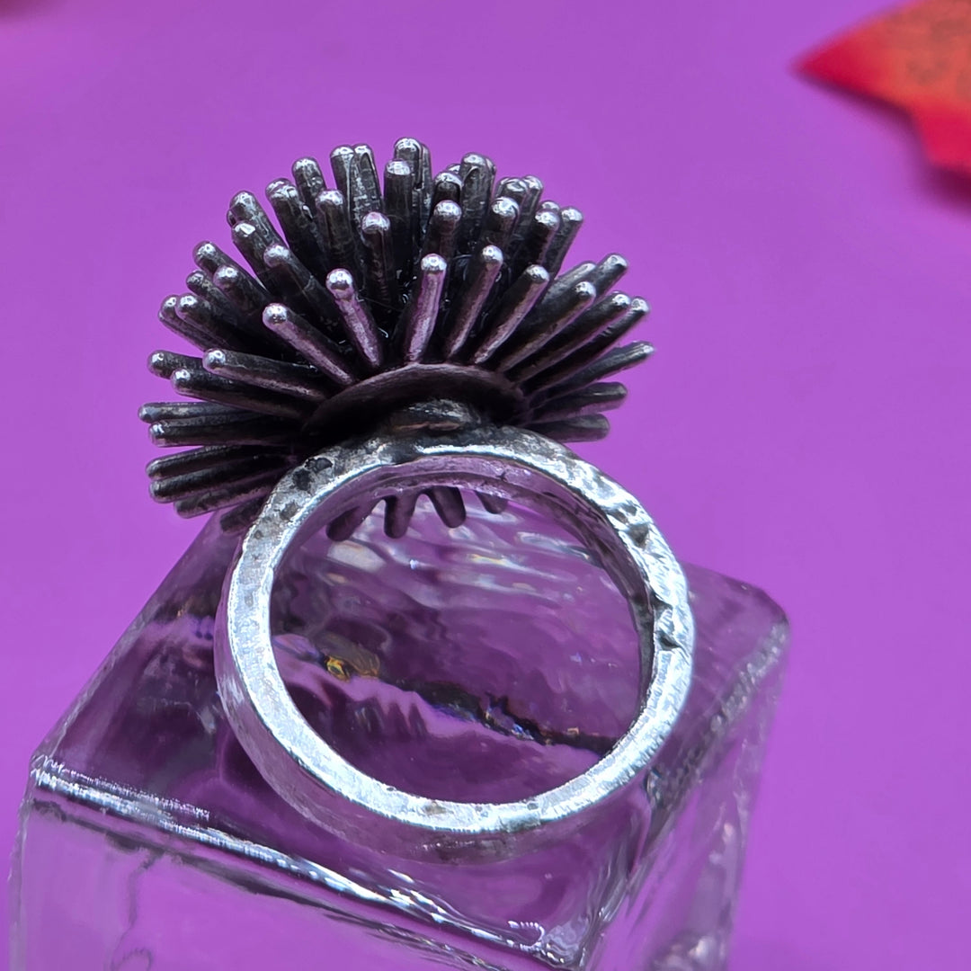 Authentic Molly Rose Post Sterling Silver Atomic Ring