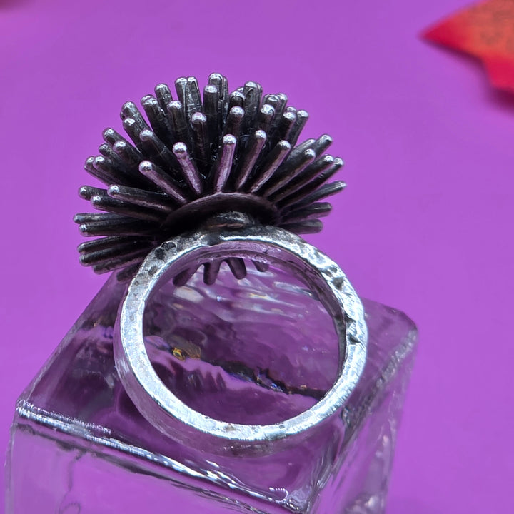 Authentic Molly Rose Post Sterling Silver Atomic Ring