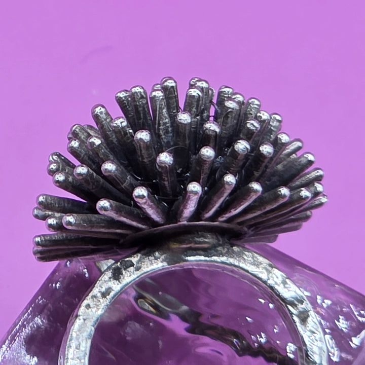 Authentic Molly Rose Post Sterling Silver Atomic Ring