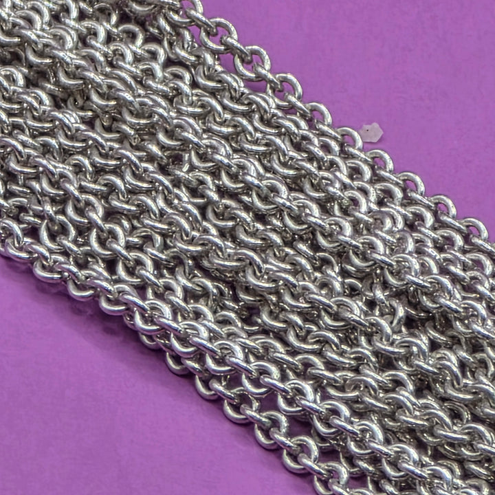 Vintage Tiffany &Co Sterling Silver Mesh Choker