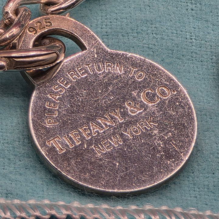Tiffany & Co "Return to Tiffany" Sterling Pendant and Chain