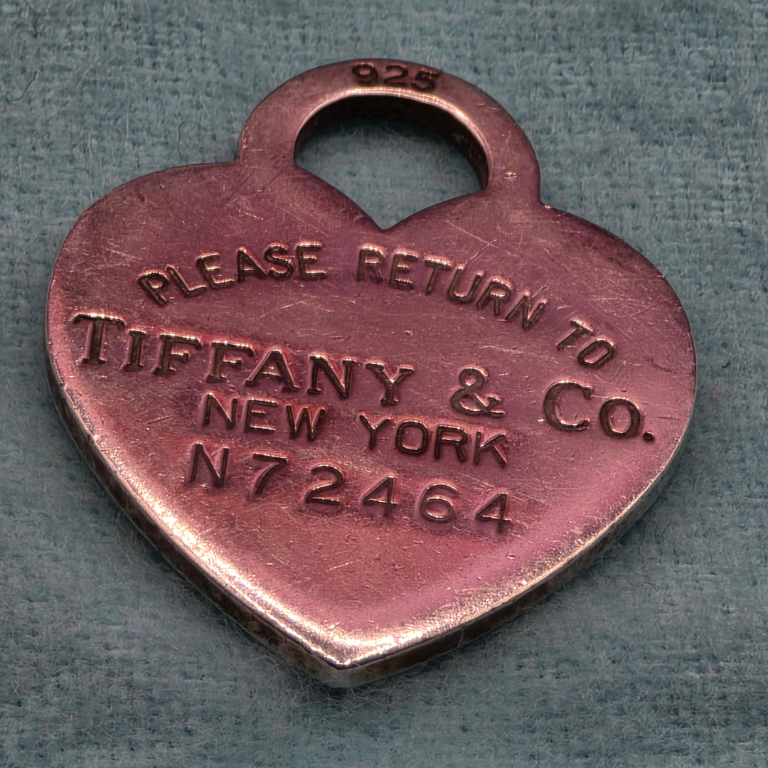 Tiffany & Co "Return to Tiffany" Sterling Pendant and Chain