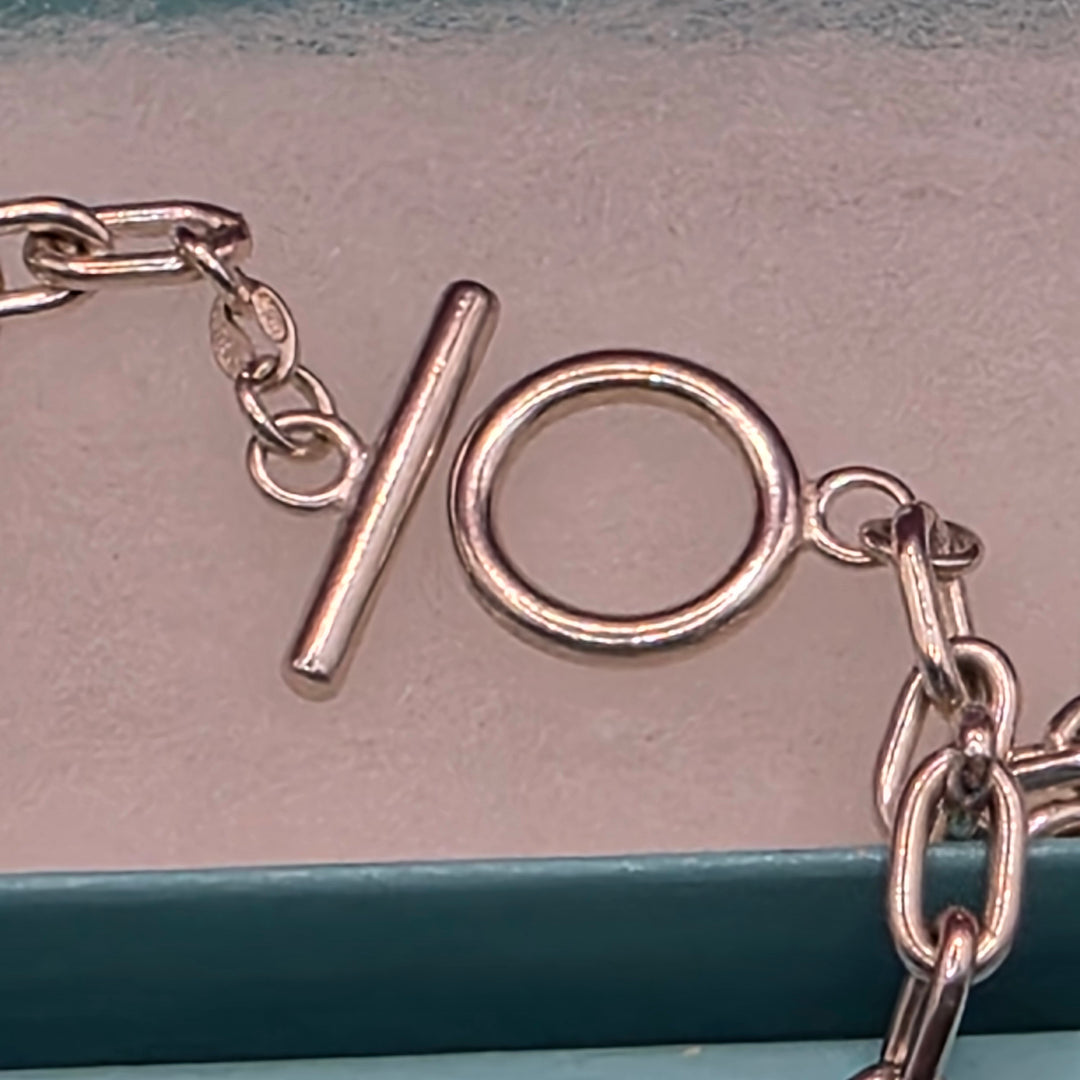 Tiffany & Co "Return to Tiffany" Sterling Pendant and Chain