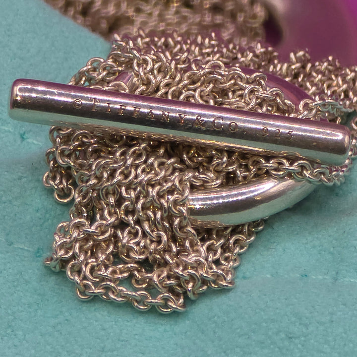 Vintage Tiffany &Co Sterling Silver Mesh Choker