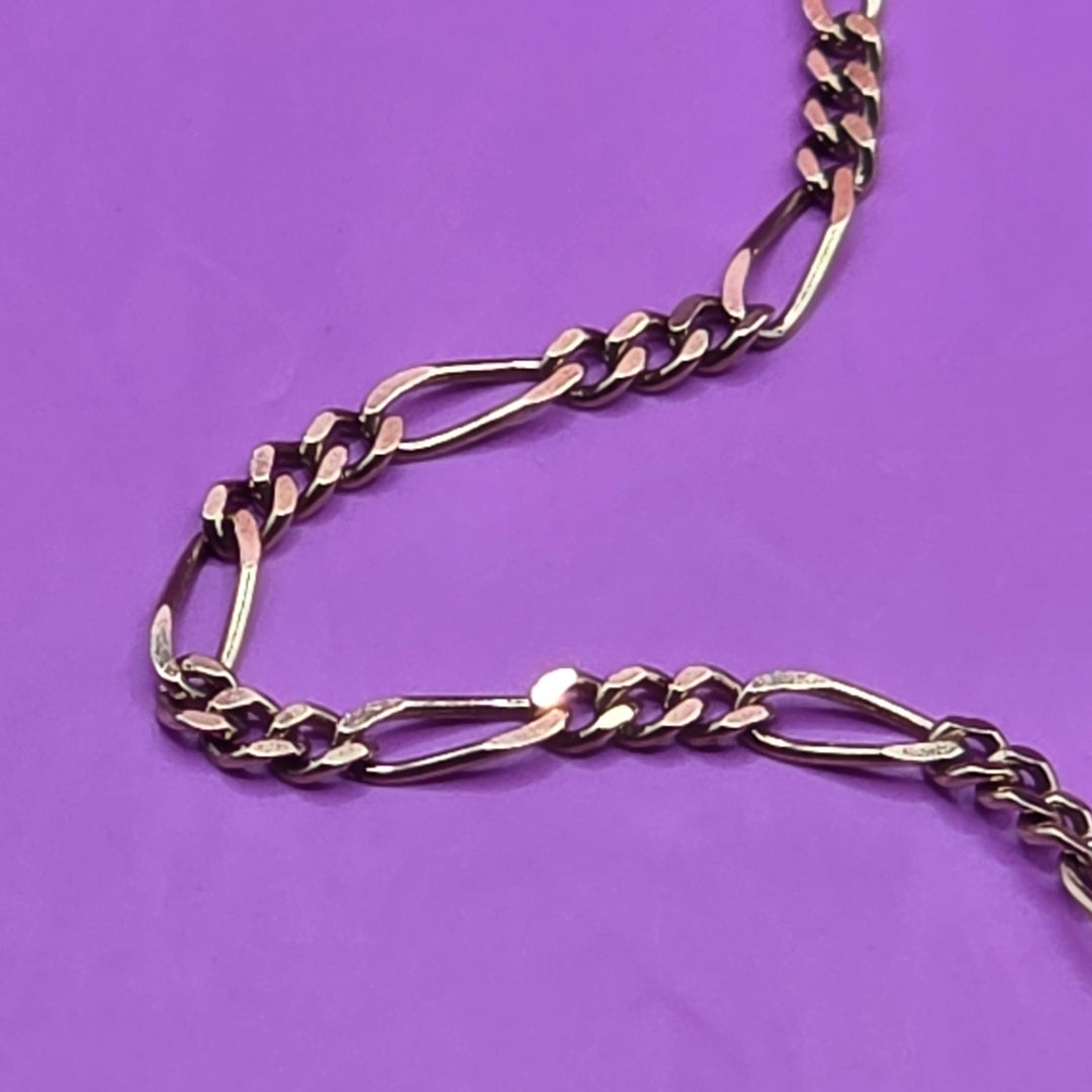 Gold & Carved Black Tourmaline Happy Face Necklace