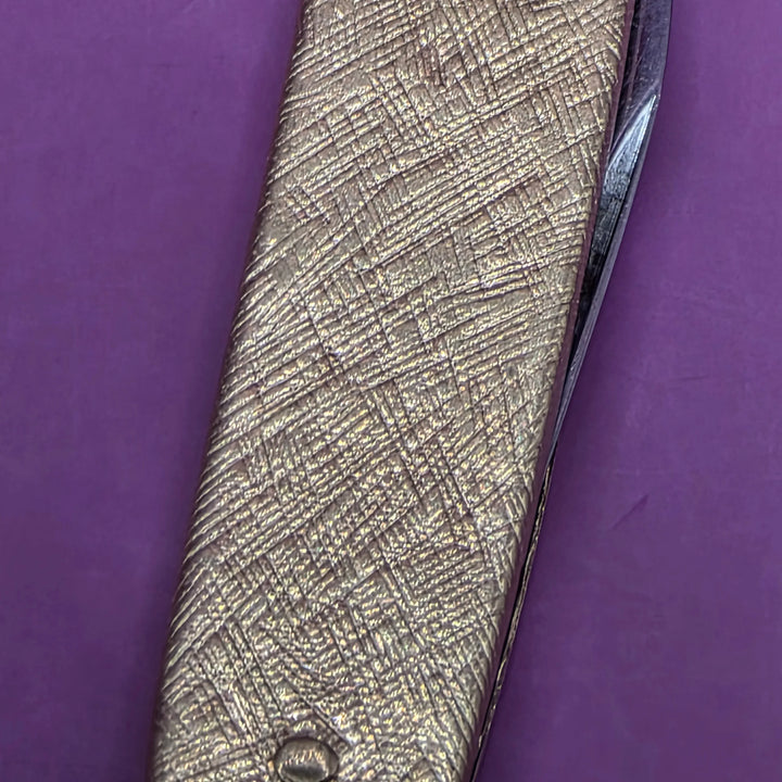 Gold Anchor Link Necklace w/ Miniature Jackknife - Estate Jewelry Priced Right