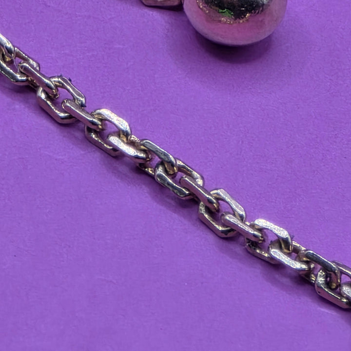 Gold & Diamond Slide Adjustable Tennis Bracelet