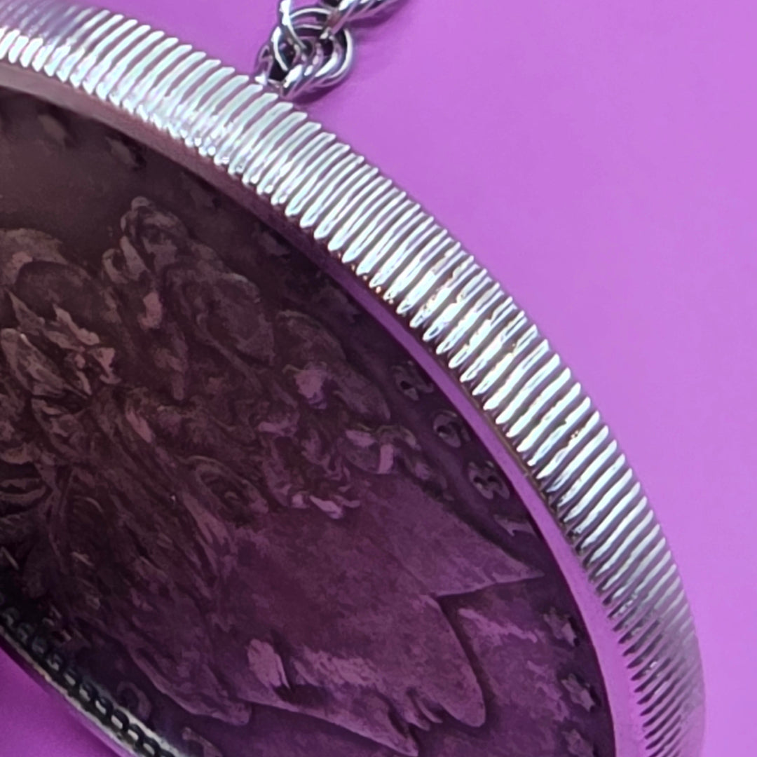 Sterling Silver & 1892 Morgan Dollar Necklace