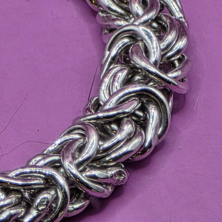 Sterling Silver Byzantine Necklace