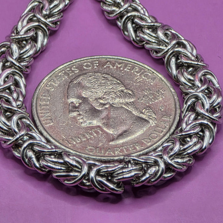 Sterling Silver Byzantine Necklace