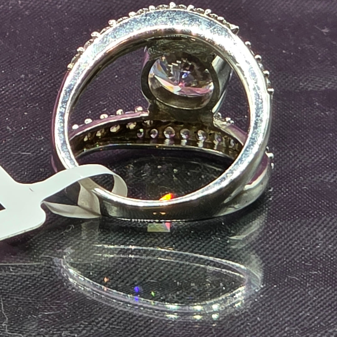 Sterling Silver Bella Luce JTV.com Large Stone Ring