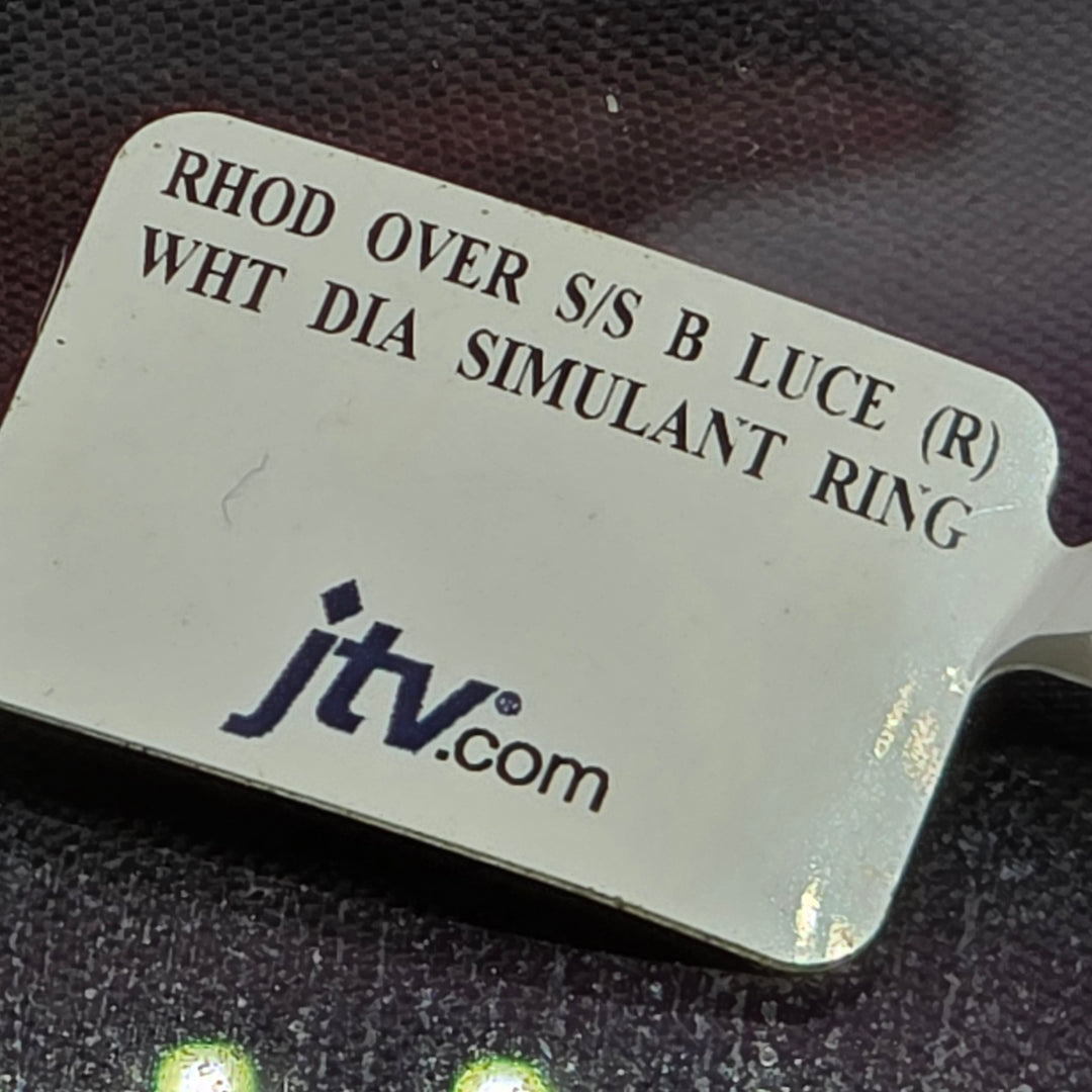 Sterling Silver Bella Luce JTV.com Large Stone Ring