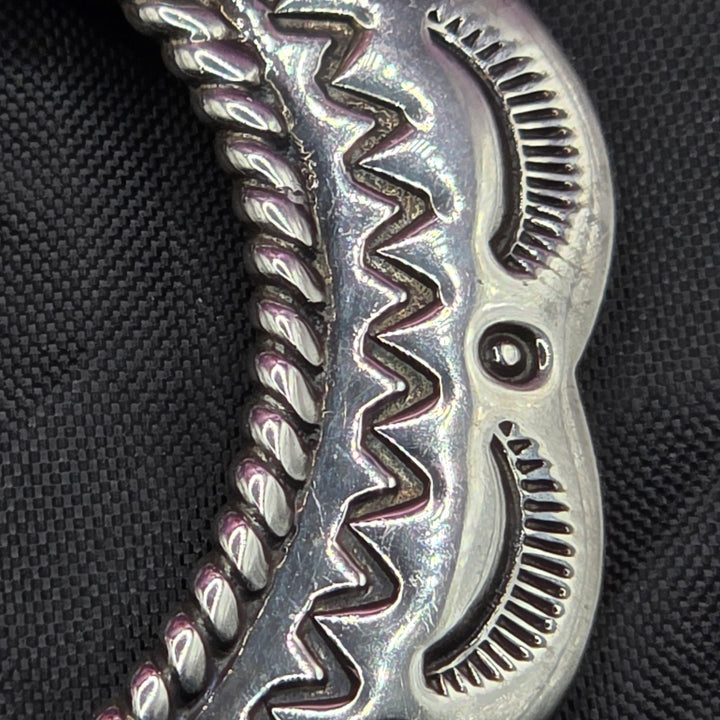 Sterling Silver & Turquoise Navajo Pendant Necklace