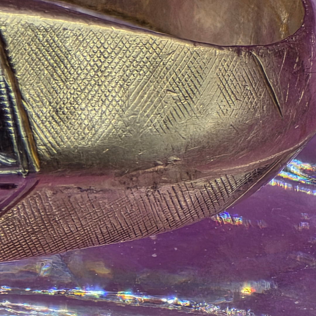 Gold & Accented Solitaire Diamond Statement Ring